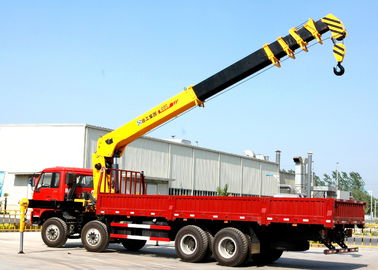 Oszczędnościowe ciężkie rzeczy podnoszą ciężarówkę ładowacza żurawia, 16 ton ciężarówka z żurawiem